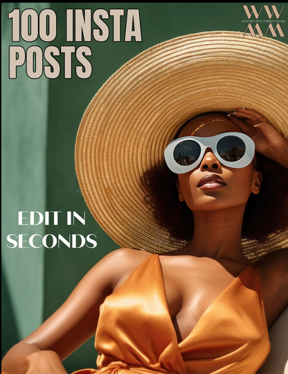 100 READY DONE INSTAGRAM POSTS TEMPLATE