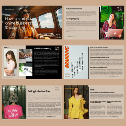 HOW TO START AN ONLINE BUSINESS EBOOK