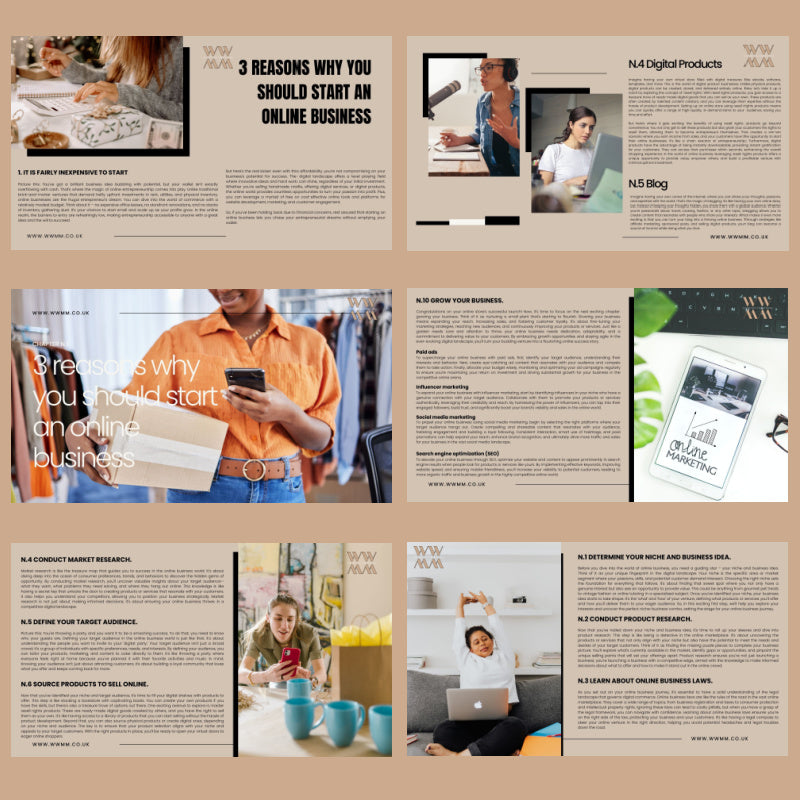 HOW TO START AN ONLINE BUSINESS EBOOK